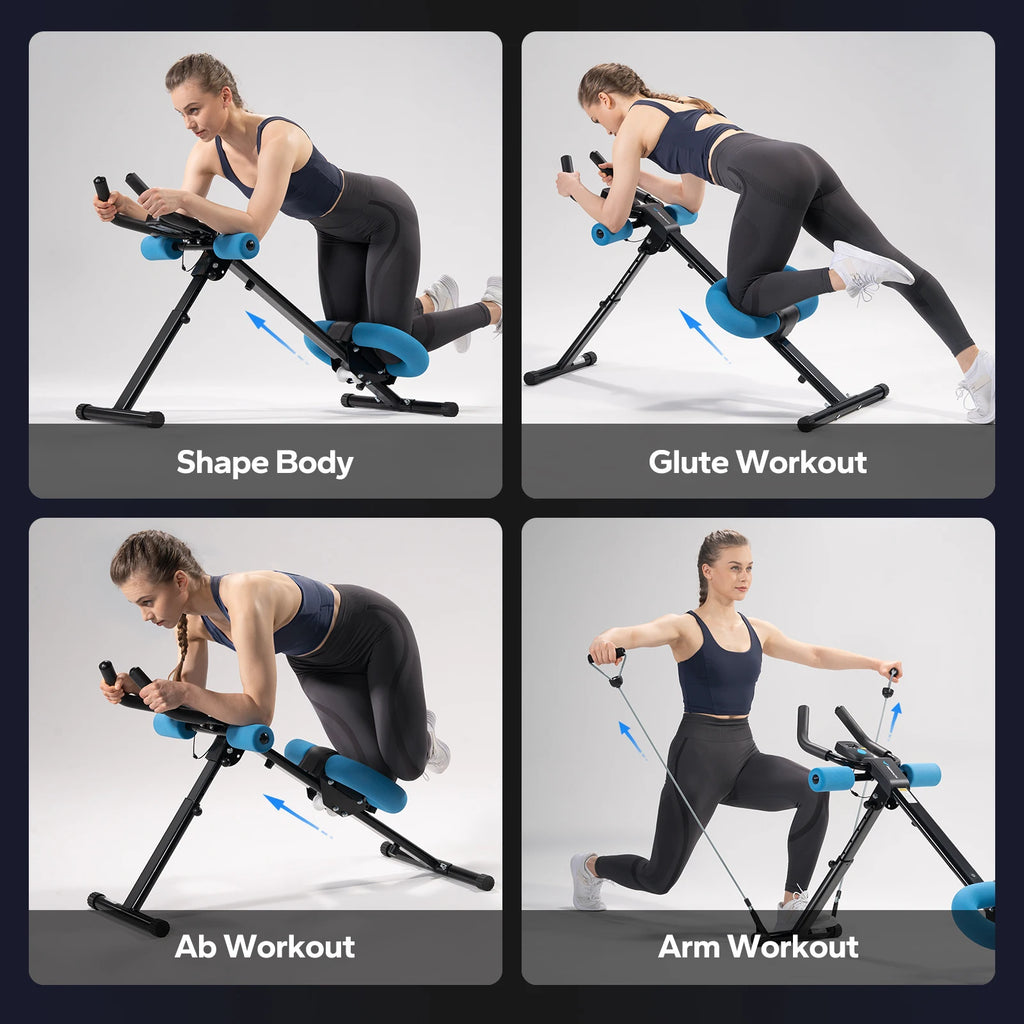 MERACH 2314 Ab Machine Adjustable Trainer Foldable