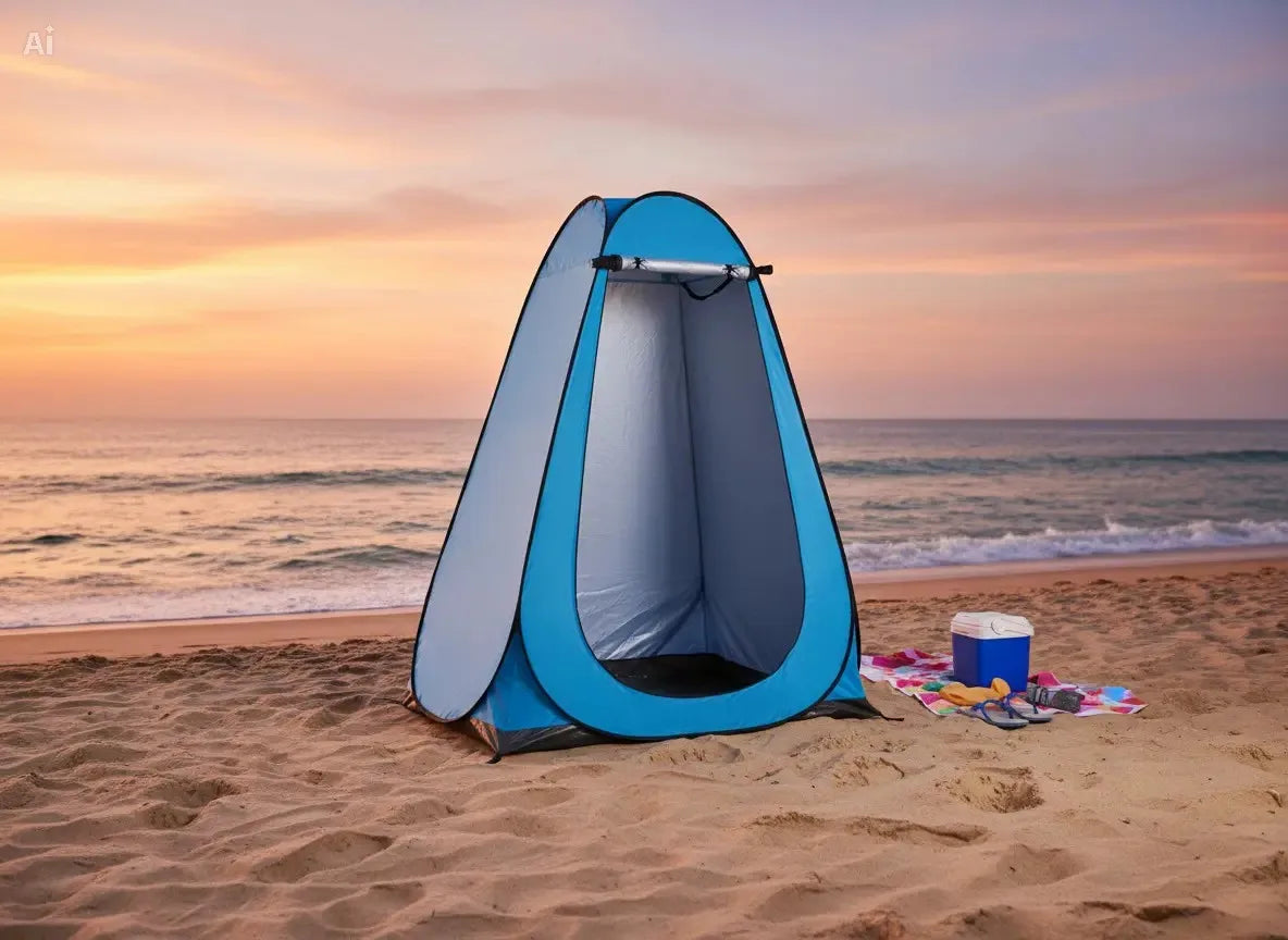 Pop Up Privacy Shower Tent Blue
