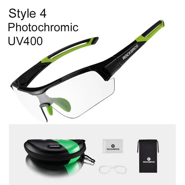 ROCKBROS Photochromatic Glasses Sport Protective Eyewear