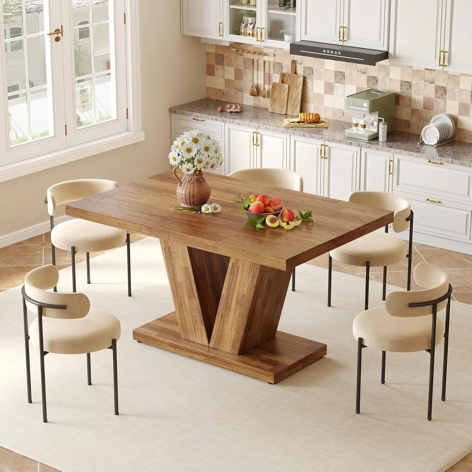 LITTLE TREE 47" Rectangular Dining Table for 4