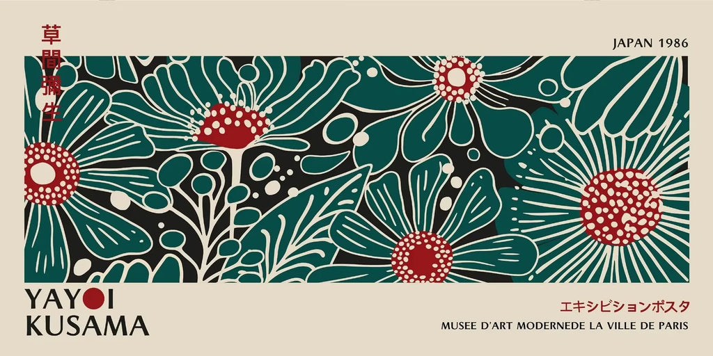 Yayoi Kusama Abstract Canvas Painting