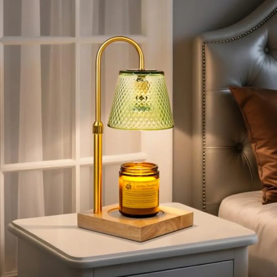 Dimmable Petal Candle Warmer Lamp with Timer