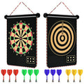 Magnetic Dart Board Outdoor with 12 Darts