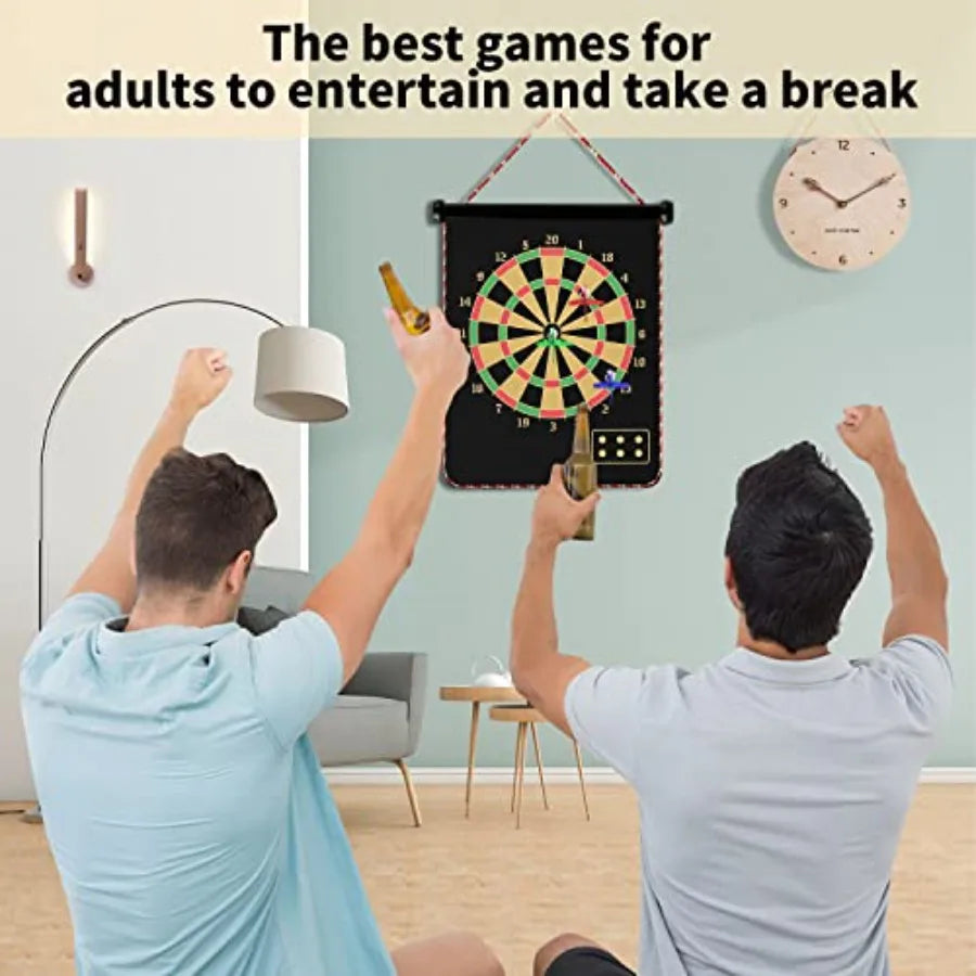 Magnetic Dart Board Outdoor with 12 Darts