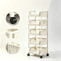 Reinforced Kitchen Storage Rack with Wheels