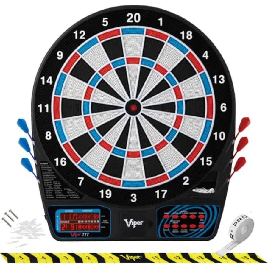 Viper 777 Electronic Dartboard  with 6 Soft Tip Darts, 43 Games, and LCD Scoring For 8 Players