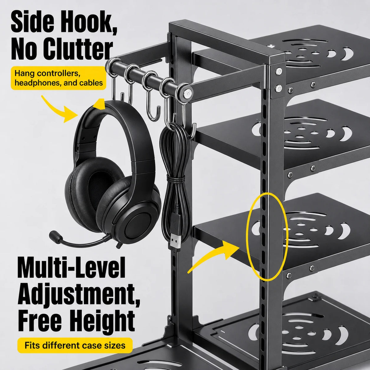 Adjustable Stainless Steel Kitchen Storage Rack