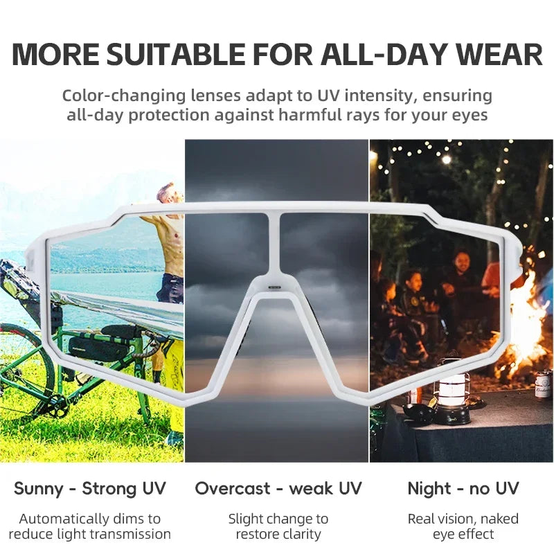 Unisex ROCKBROS Polarized Photochromic Sunglasses