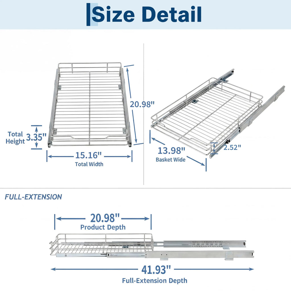 Pull Out Cabinet Organizer