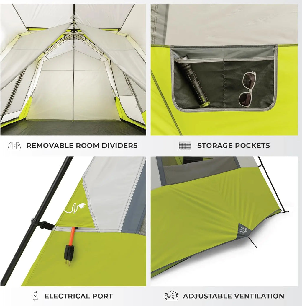 CORE Instant Cabin Popup Tent for 6-12  Persons