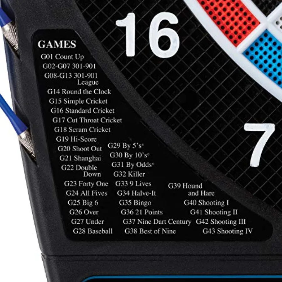 Viper 777 Electronic Dartboard  with 6 Soft Tip Darts, 43 Games, and LCD Scoring For 8 Players