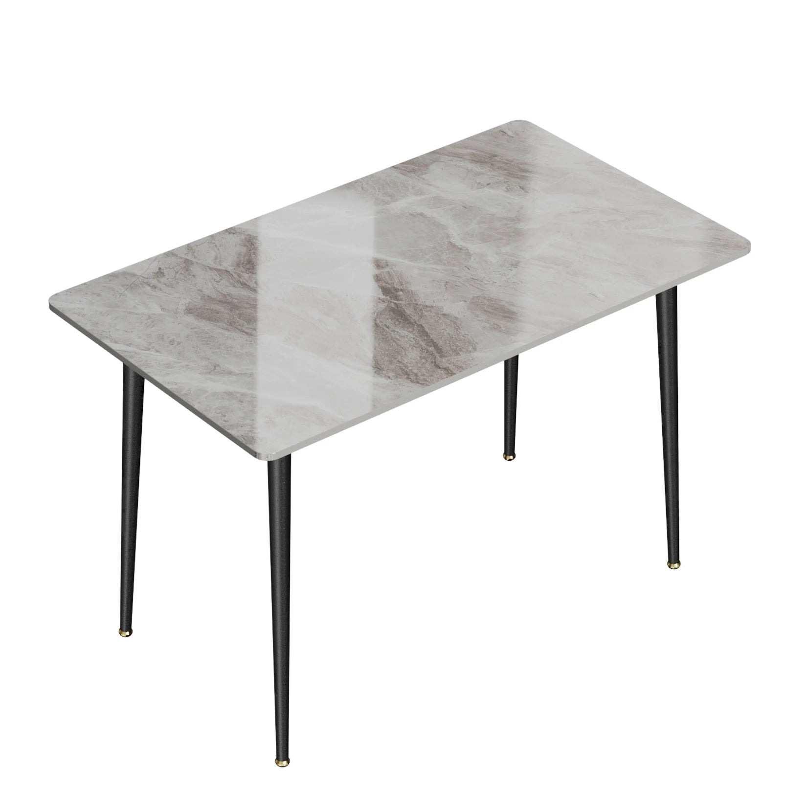 Rectangular Marble Dining Table for 4-6 People