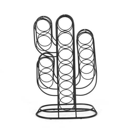 Wine bottle storage rack