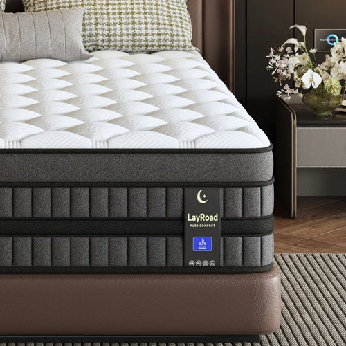 12/14" Hybrid Gel Memory Foam Mattress Medium Firm
