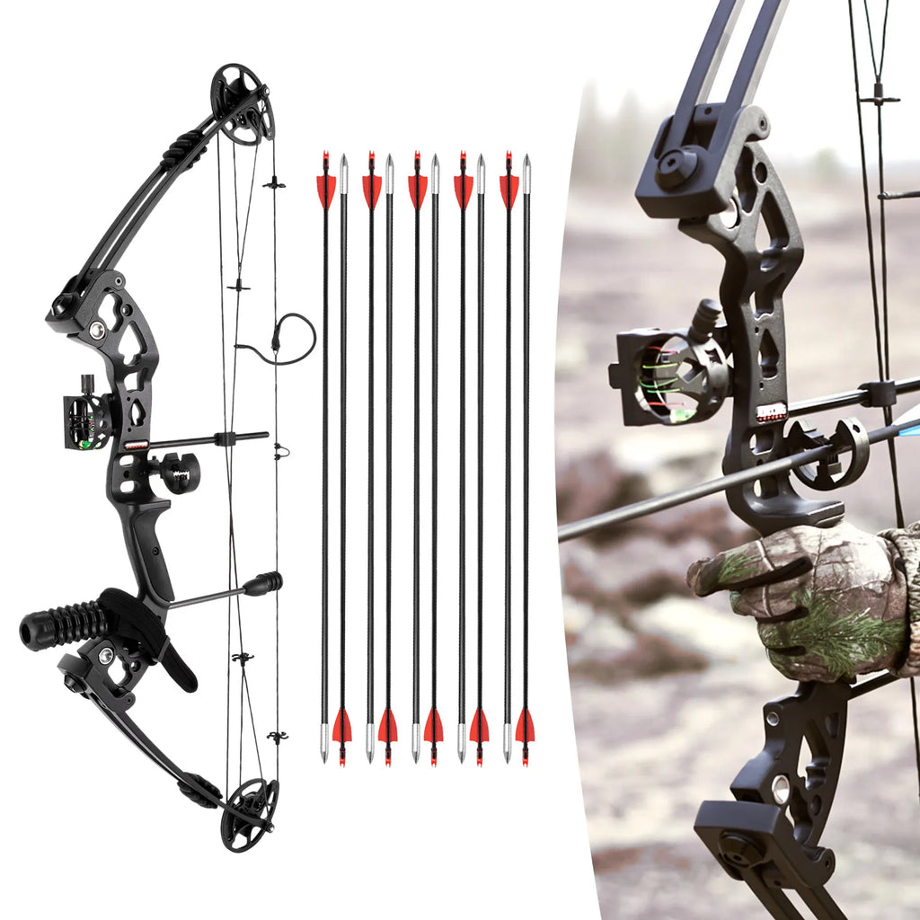 Right Handed Compound Bow Kit For Adults and Teens