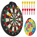 18 inch Magnetic Dart Board Set for Indoor /Outdoor Play with 12 Darts