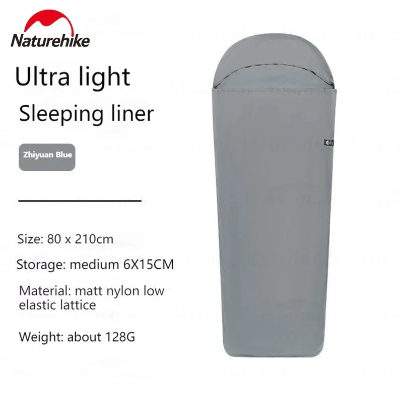Naturehike Sleeping Bag Liner 128g Ultralight Single Stretch Envelope For Camping Sleeping Bags