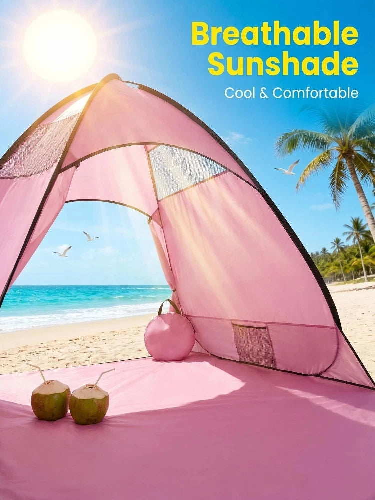 1-Piece Instant Pop-Up Beach Tent