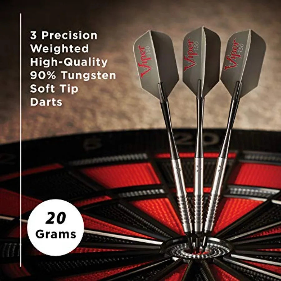 Viper V-Factor 90% Tungsten Soft Tip Dart Set with Case