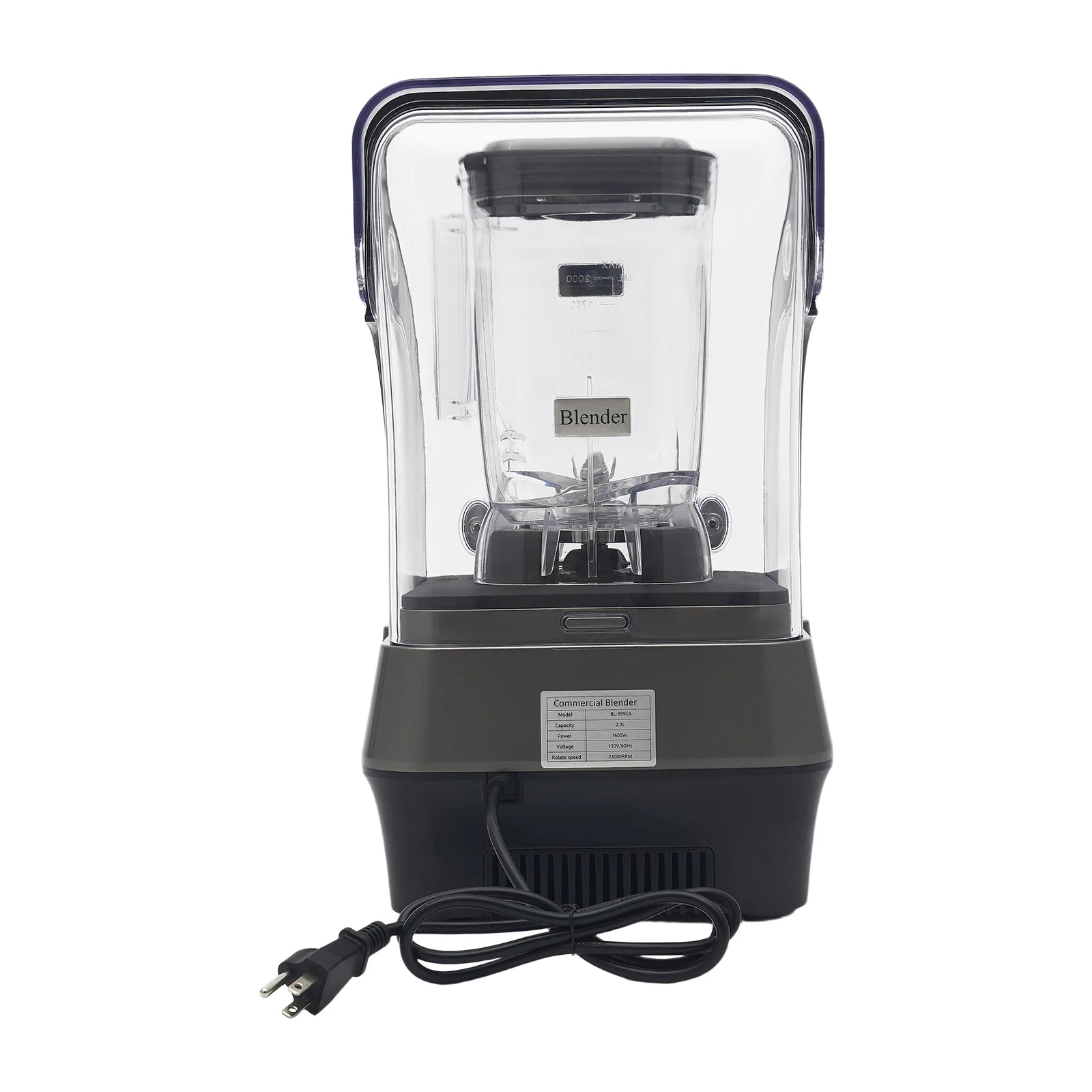High Speed Countertop Multifunctional Blending Machine For Household And Commercial Beverage Processing