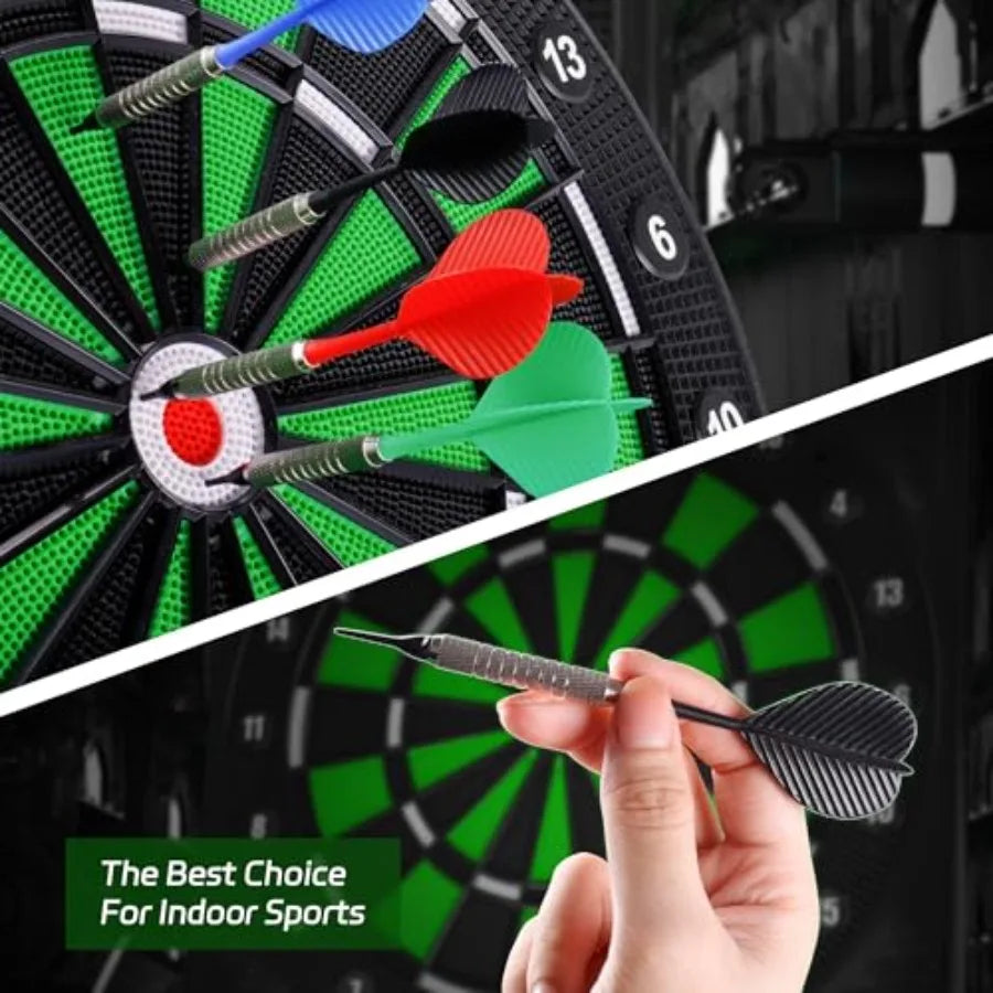 CyeeLife Plastic Tip Darts, 12pcs Soft Darts Set with 100 Plastic Tips for Electronic Dartboard