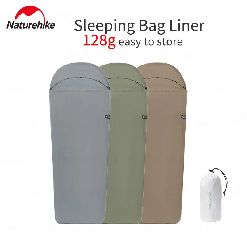 Naturehike Sleeping Bag Liner 128g Ultralight Single Stretch Envelope For Camping Sleeping Bags