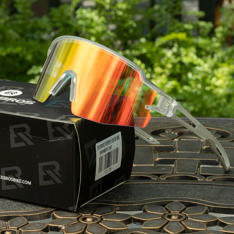 ROCKBROS Photochromic Cycling Glasses UV400 Sports Protection