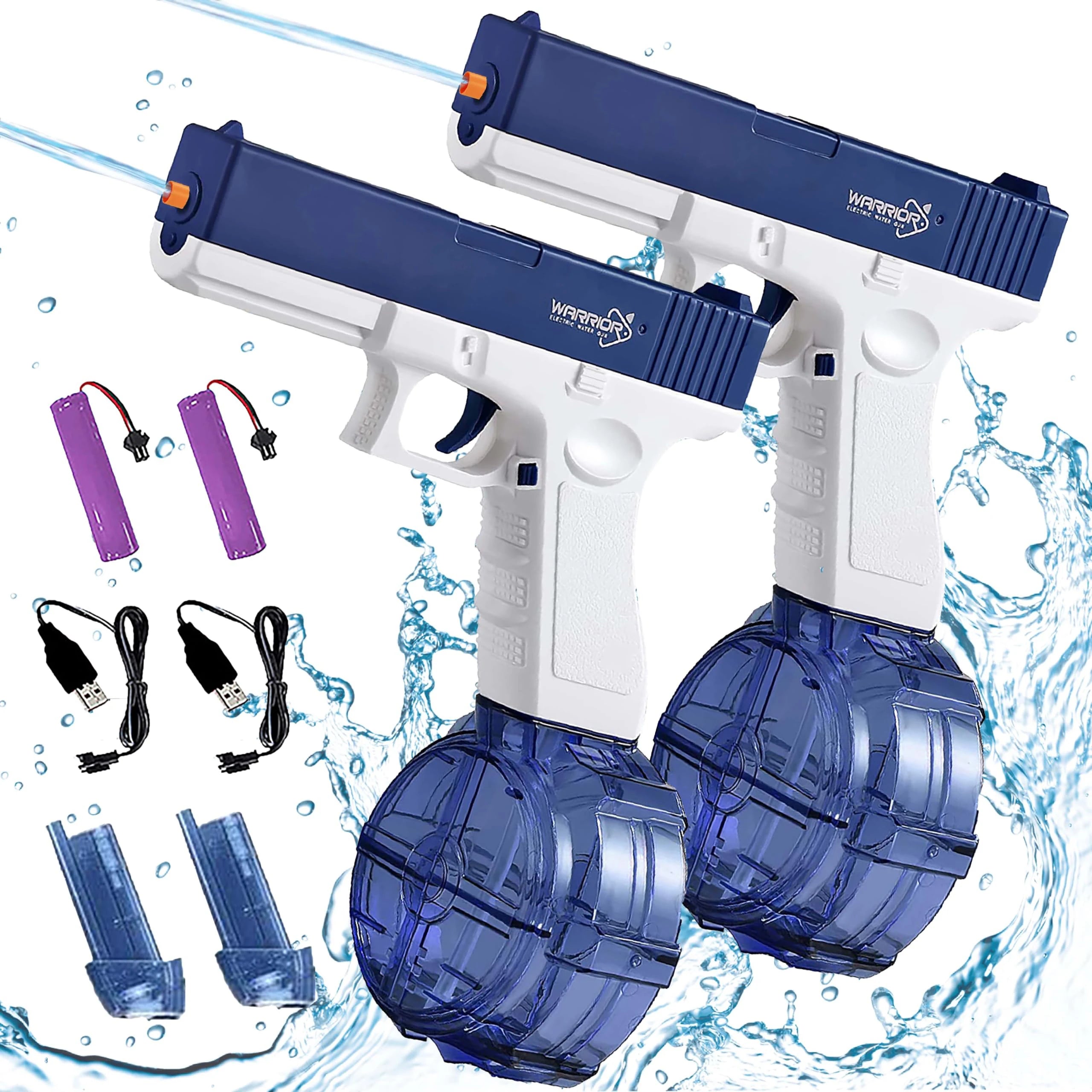 Electric Water Cannon Drum Plate Glock Rechargeable