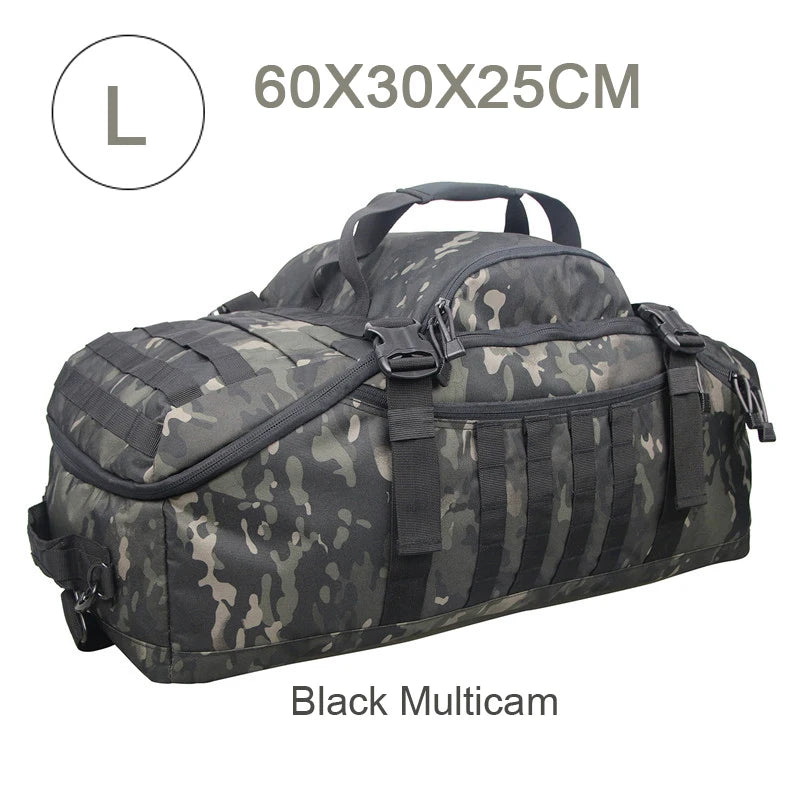 LQARMY 30L 45L 80L Outdoor Mountaineering Tactical Backpack or Large Duffel Bag