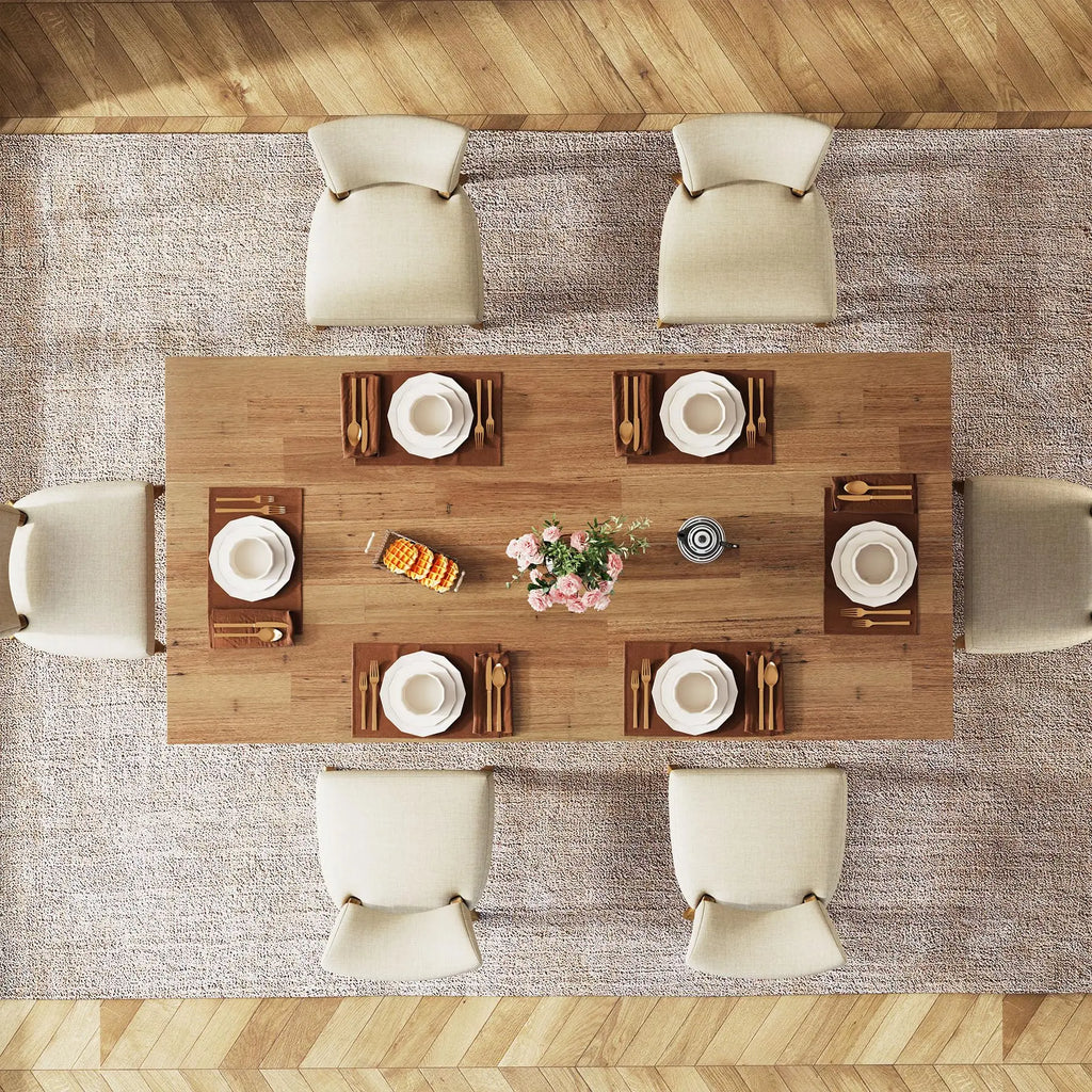 Tribesigns 63" Rectangular Dining Table for 4-6 People