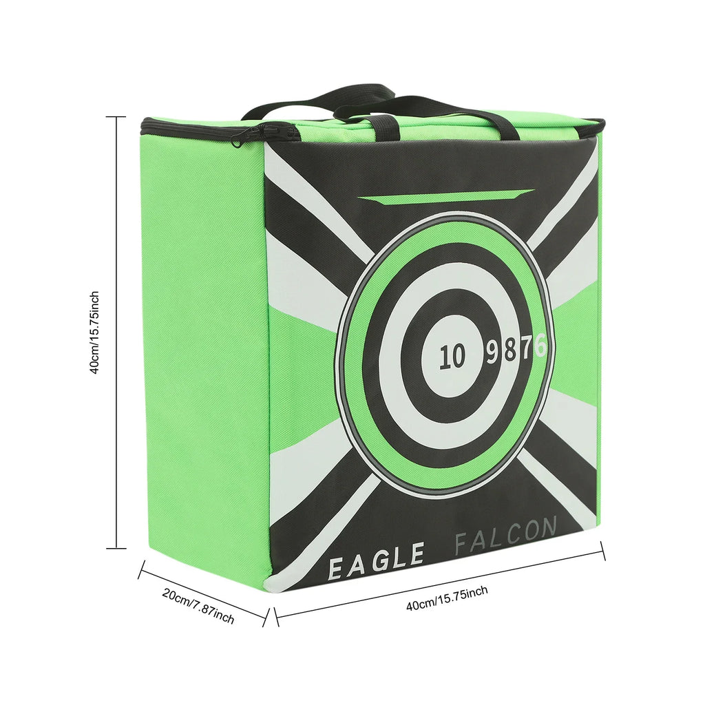 Reusable Archery Training Target with Dual Zipper Design