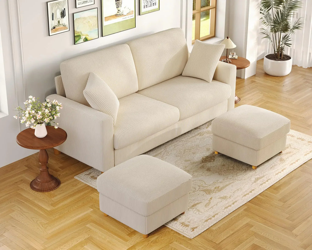 Kidirect 70in Oversized Corduroy Couch