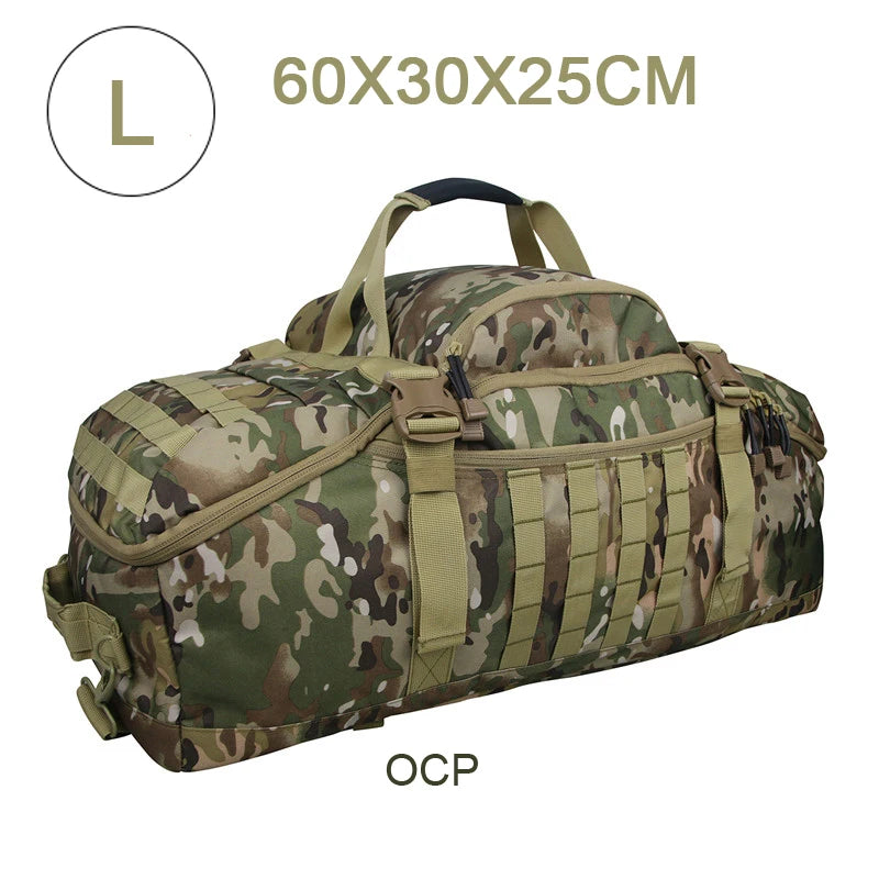 LQARMY 30L 45L 80L Outdoor Mountaineering Tactical Backpack or Large Duffel Bag