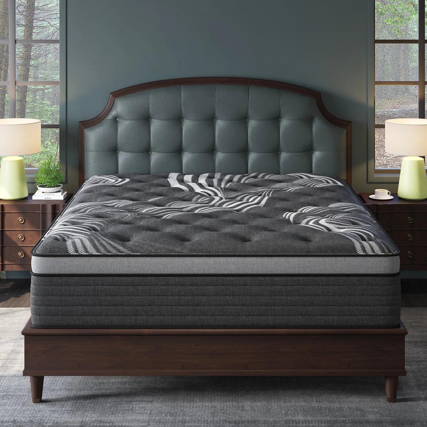 12/14" Gel Memory Foam Hybrid Box Spring Mattress  Available in Twin, Full. Queen, and King Size. Medium Firm with Motion Isolation