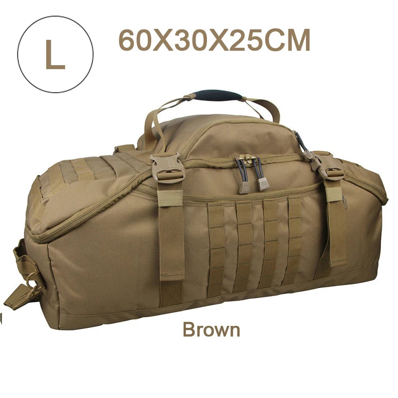 LQARMY 30L 45L 80L Outdoor Mountaineering Tactical Backpack or Large Duffel Bag