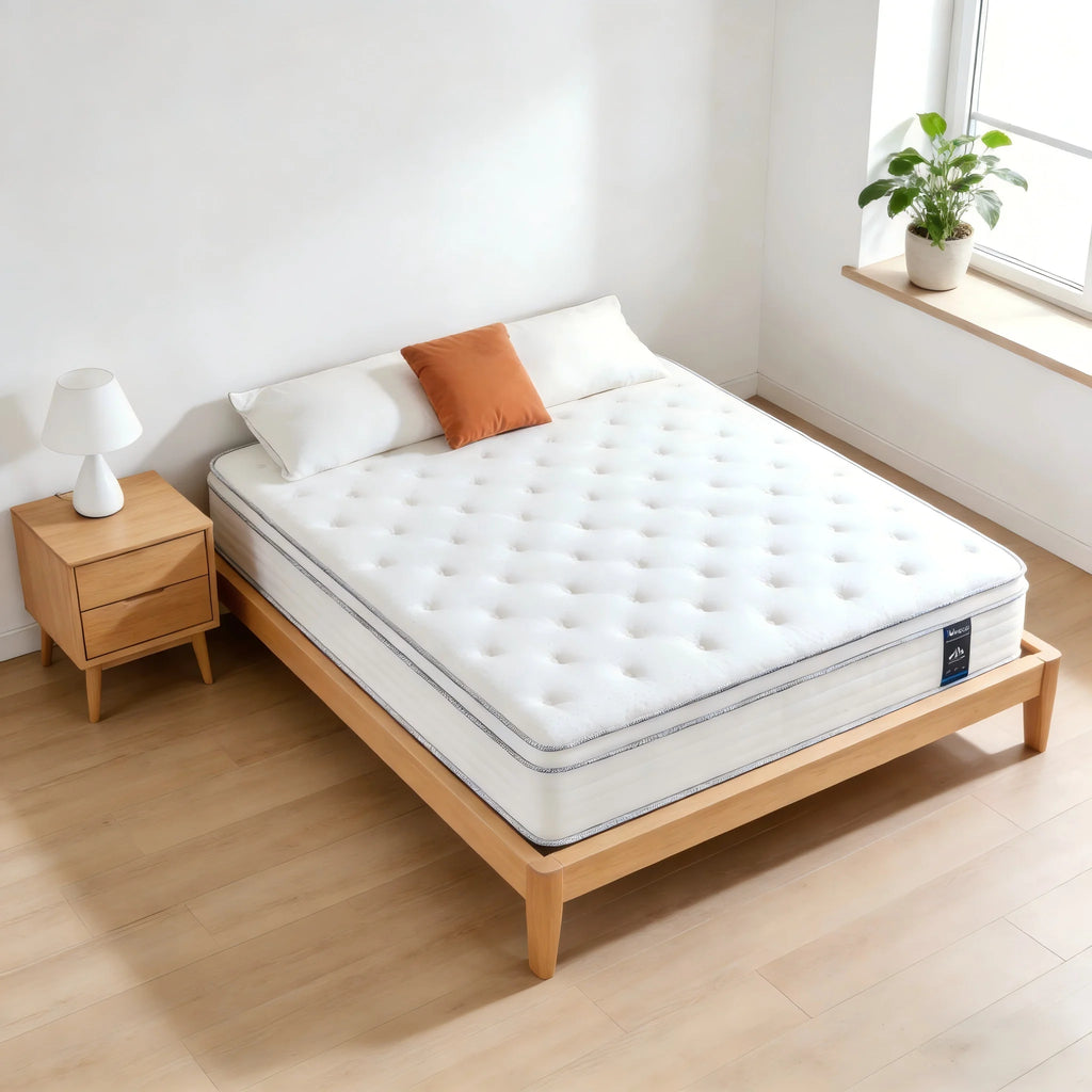 10/12/14" Hybrid Mattress in a Box Medium Firm, Motion Isolation