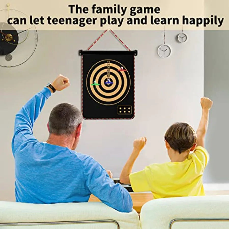 Magnetic Dart Board Outdoor with 12 Darts