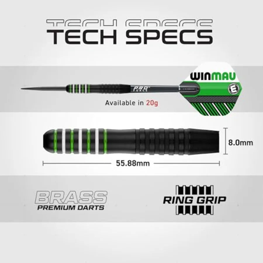 Masters Pro Premium Bristle Set  Includes Dart Board, Darts, Flights, Shafts and Oche Strip