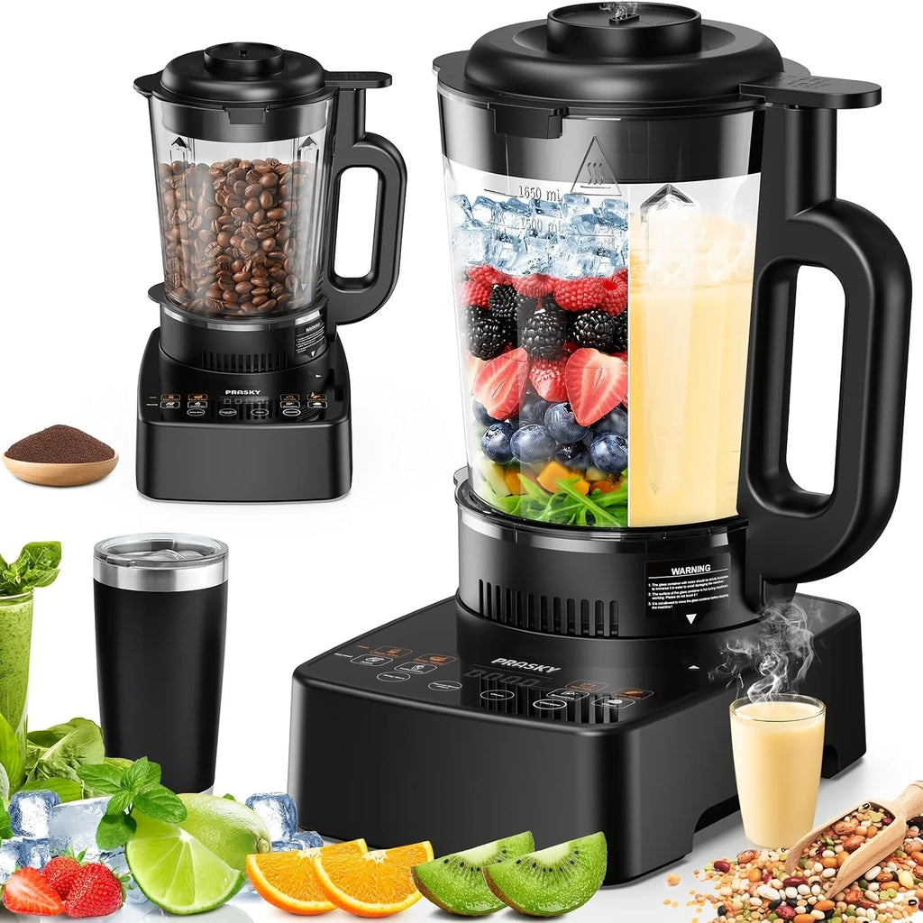 PRASKY 2400W Heating Blender  For Smoothies And Soups