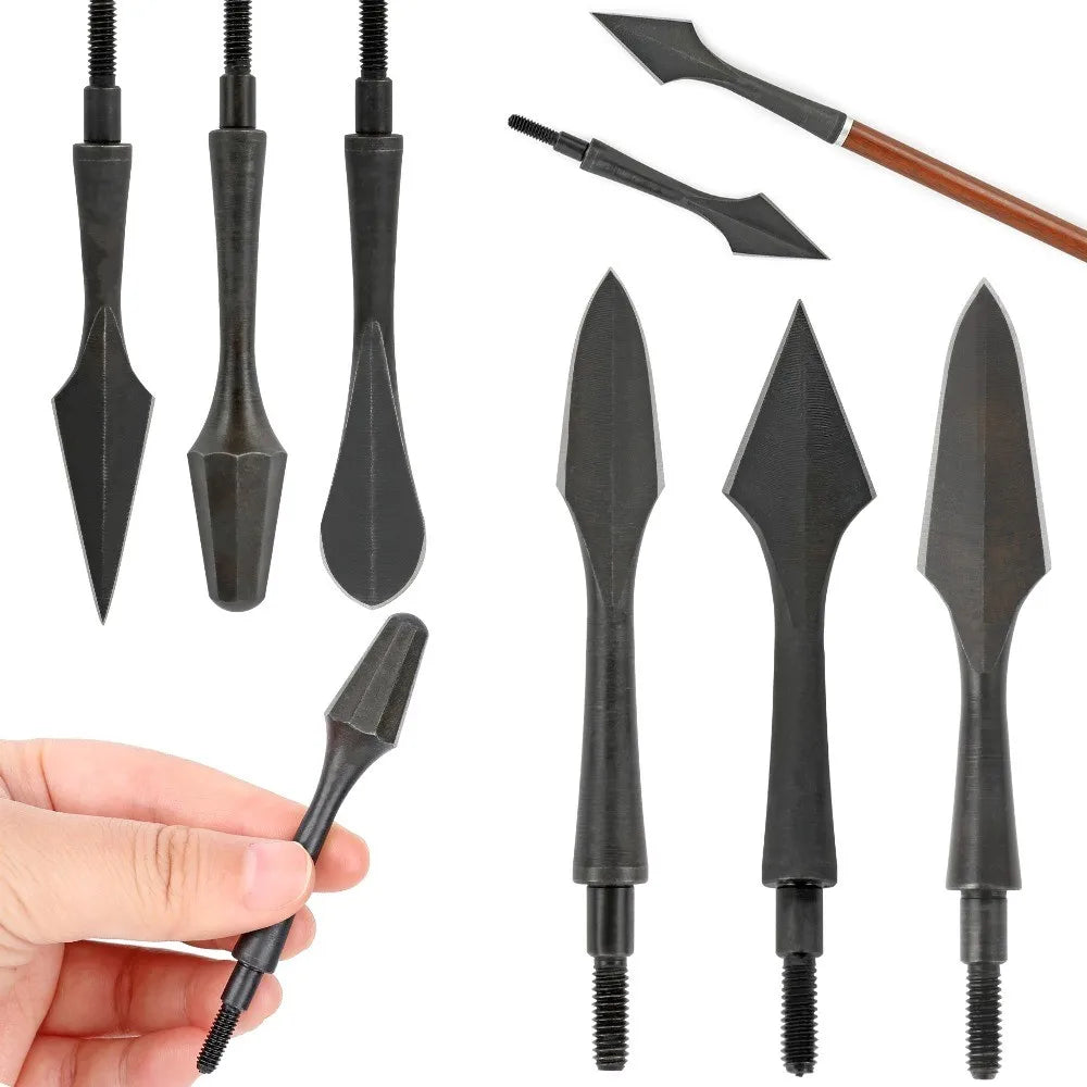 Hunting Arrowheads 6Pcs High Carbon Steel