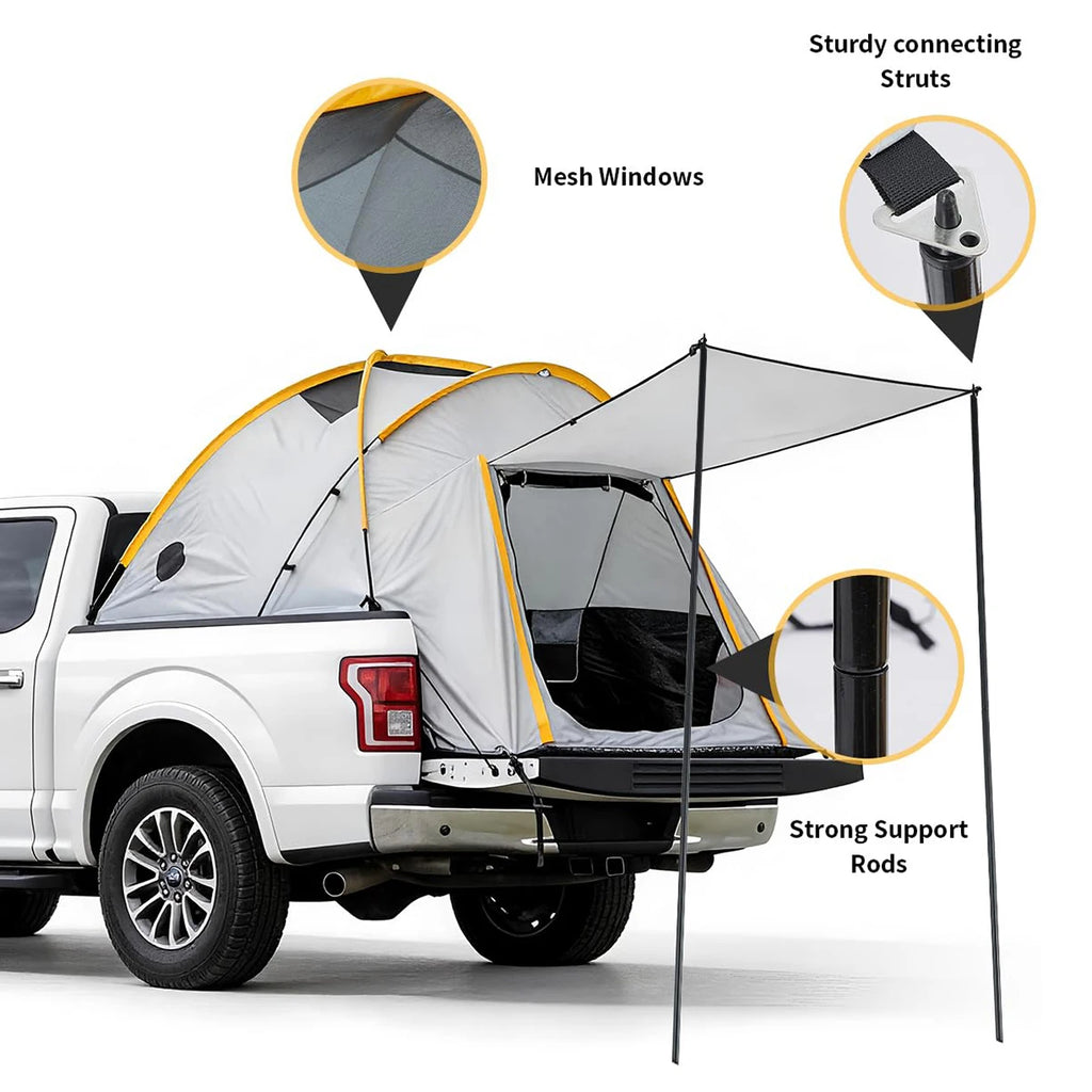 Waterproof Double Layer Pickup Truck Bed Tent with Awning