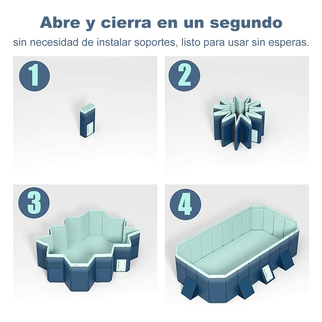 Foldable Rectangular Swimming Pool