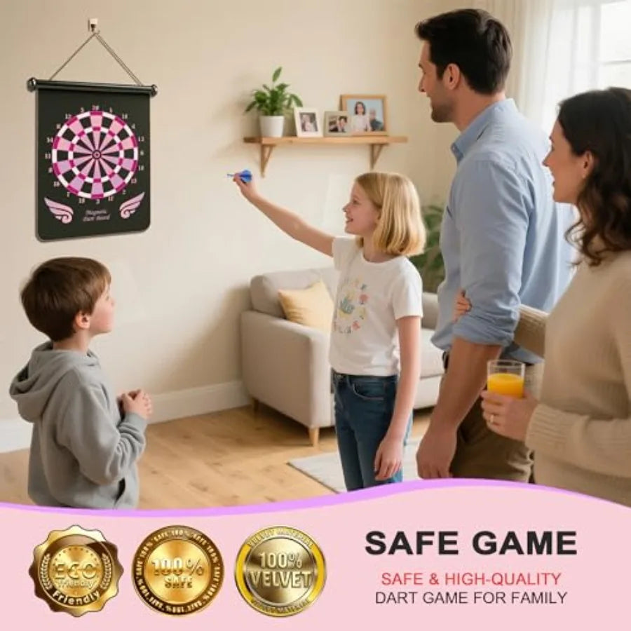 Magnetic Dart Board Outdoor Games for 8-12