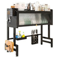 Multi-Functional Steel Kitchen Storage Rack with Cover