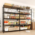 5 -tier Heavy Duty Metal Multiple Storage Adjustable Shelves