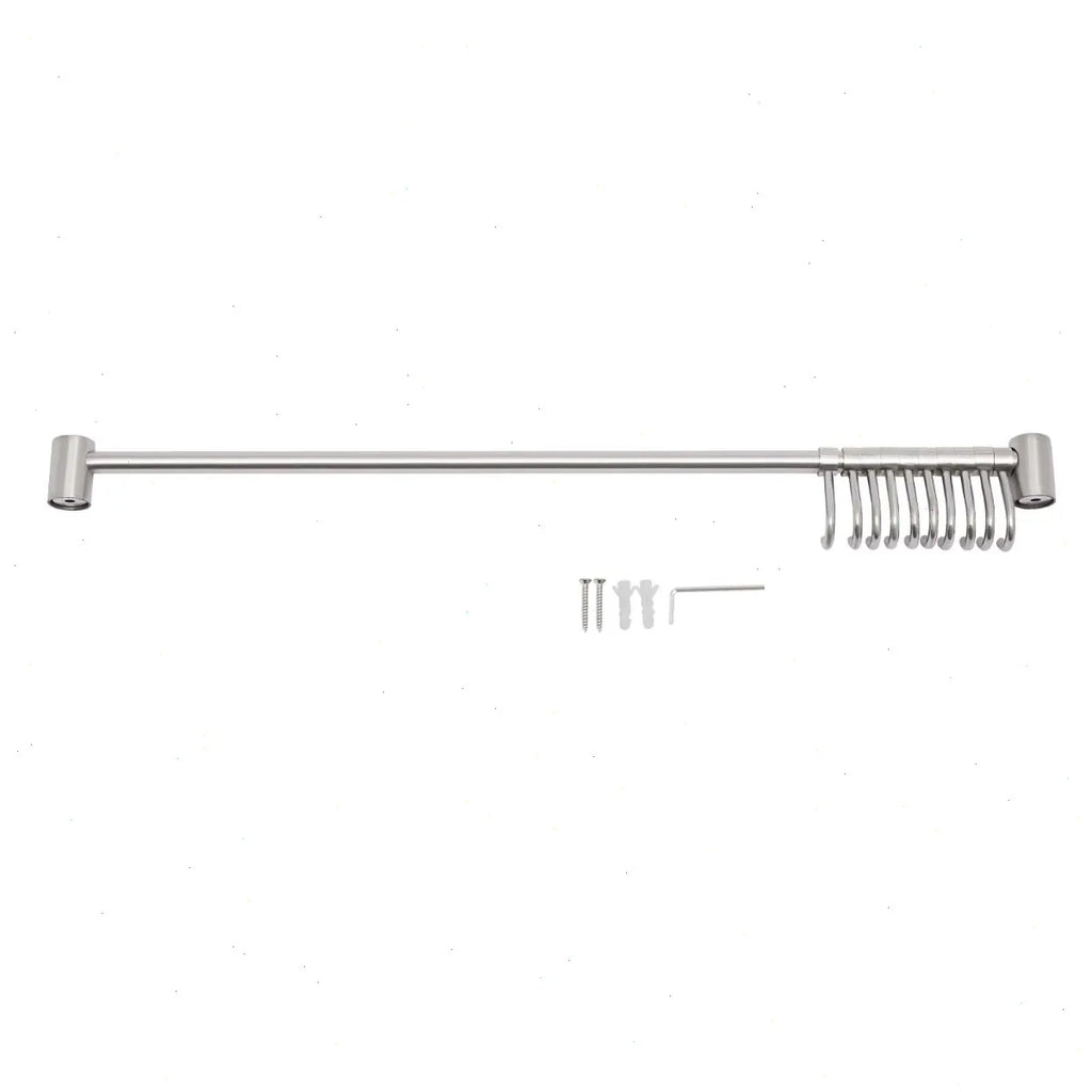 Stainless Steel Pot Rack Hanger with 10 Hooks