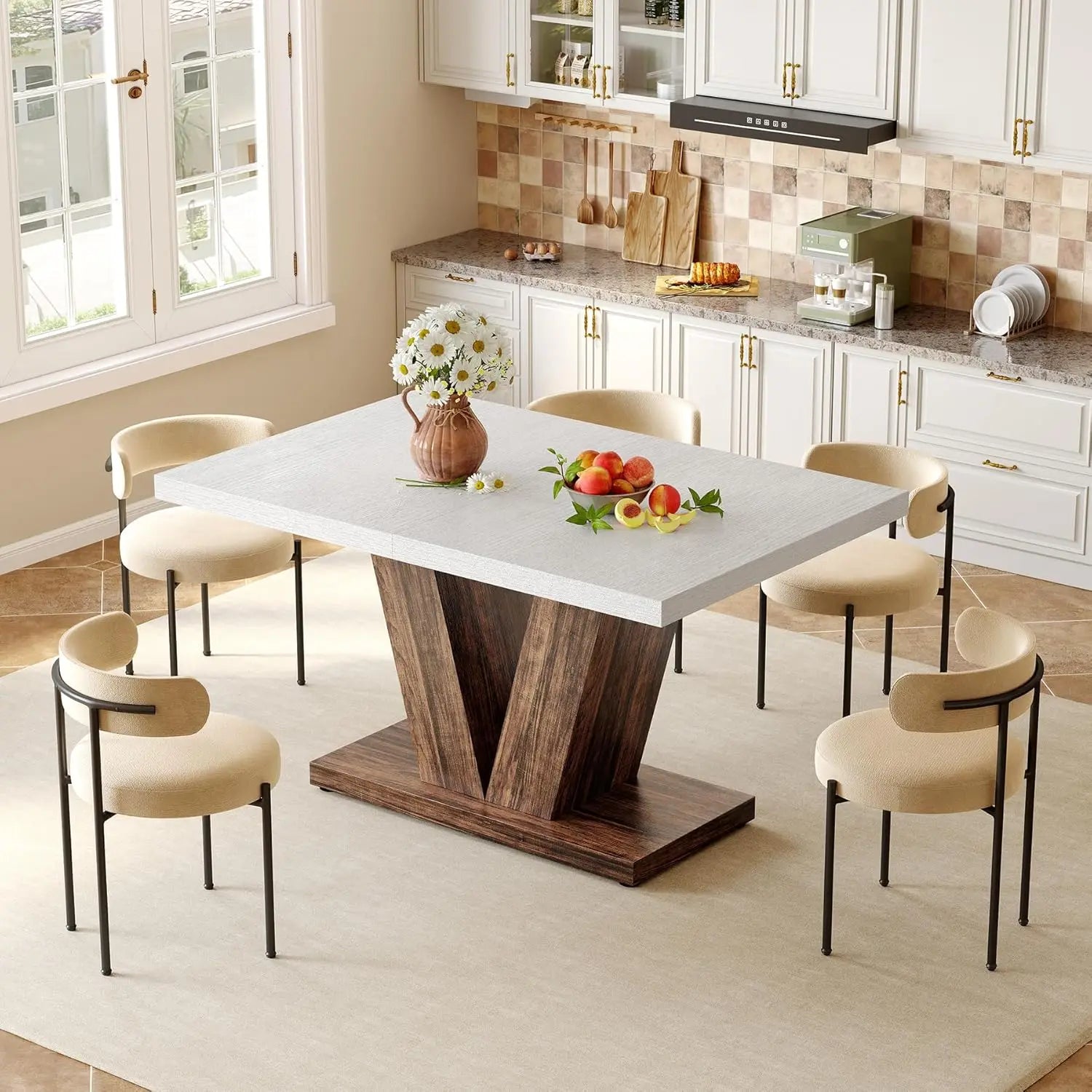 LITTLE TREE 47" Rectangular Dining Table for 4