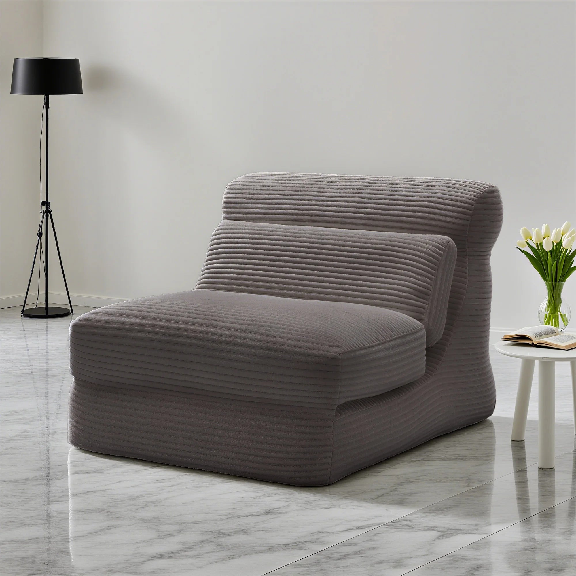 JHK Versatile Corduroy Folding Sofa Bed