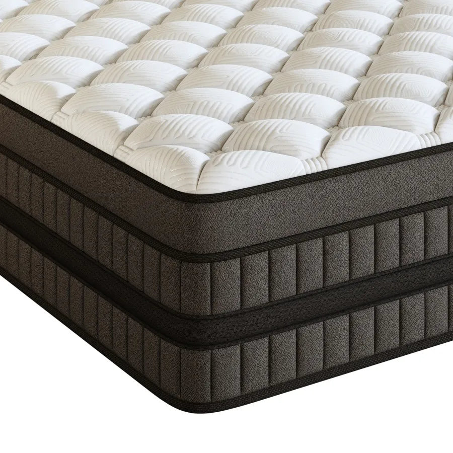 12/14" Hybrid Gel Memory Foam Mattress Medium Firm