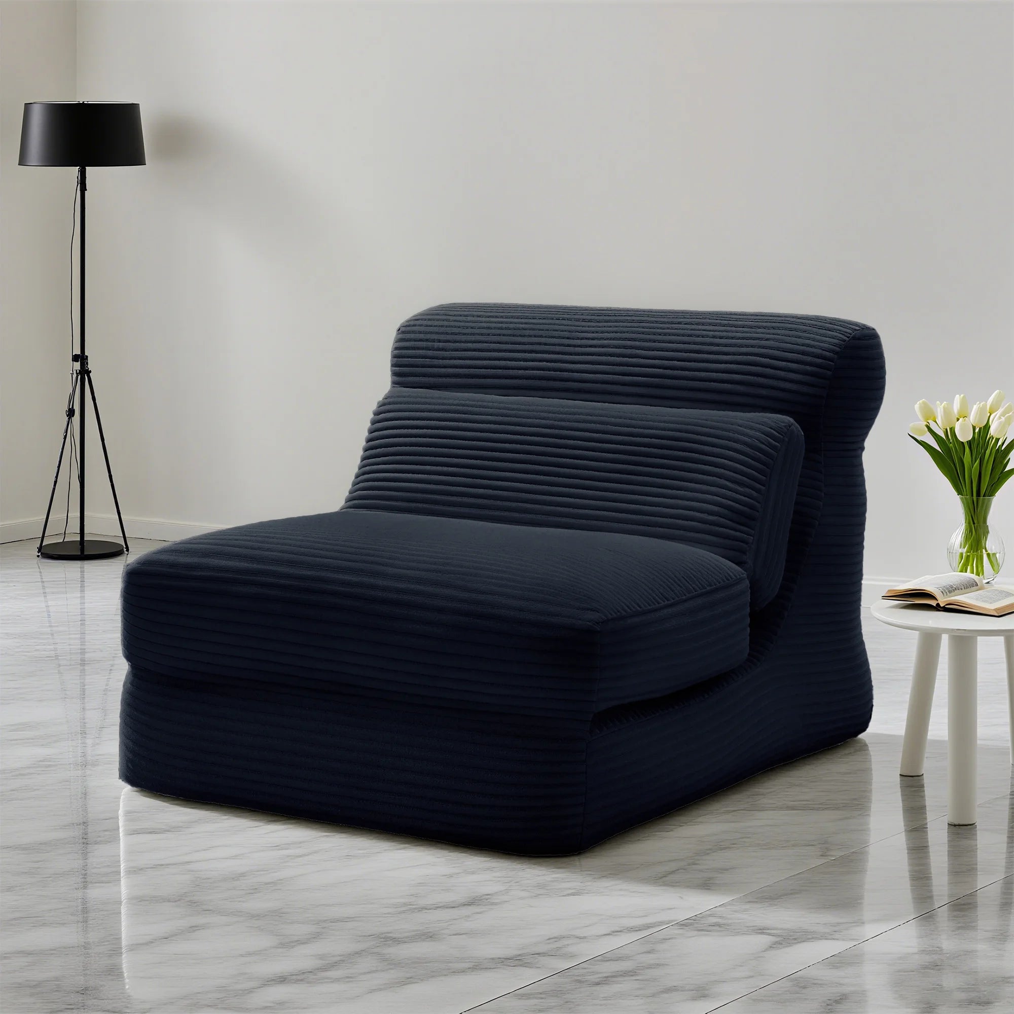 JHK Versatile Corduroy Folding Sofa Bed